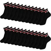 Fila Kurzsocken Quarter Socks Calza (12-Paar) im sportlichen Look mit Rippbündchen