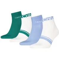 Calvin Klein Kurzsocken CK MEN QUARTER 4P LOGO STRIPE ECOM (4 Paar)