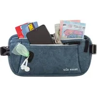 SAO ROQUE Bauchtasche Flache Damen Herren Bauchtasche, Diebstahlsicher RFID Schutz, Vegan, ultraflach, schweiß- und wasserfest, ultraleicht