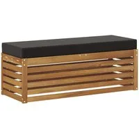 vidaXL Sofaelement Outdoor Hocker Bank Massivholz Natur (1 St)