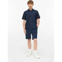 s.Oliver Jeansshorts Jeans-Bermuda DETROIT Detroit: Strukturierte Bermuda in Jeans-Optik