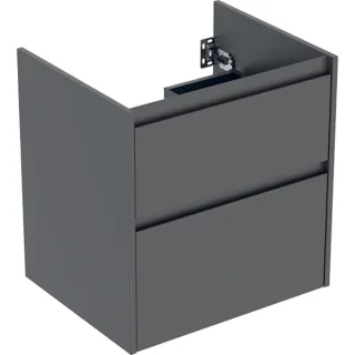Geberit Ersatzteile Unterschrank für Möbelwaschtisch, 2 Schubladen B:60cm, lava matt, 246351JK1 246351JK1