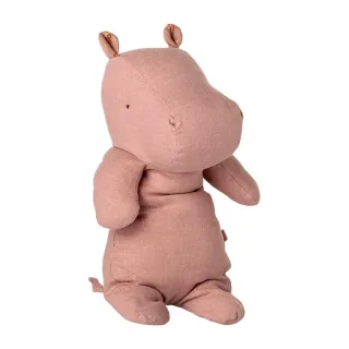 Maileg Safari Friends medium HIPPO rosa
