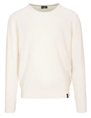 COMMANDER Finest Clothing - Pullover mit Rundhalsausschnitt offwhite - Gr. - XXL