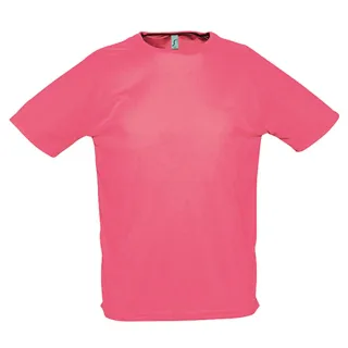 SOLS - "Sporty" T-Shirt für Herren Raglanärmel (Neon-Koralle)