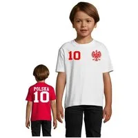 Blondie & Brownie T-Shirt Kinder Polen Polska Sport Trikot Fußball Weltmeister WM Europa EM