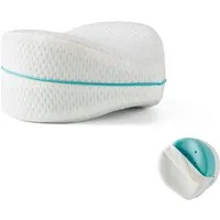 Restform® Seitenschläferkissen Leg Pillow ergonomisches Knie- und Beinruhekissen, Spar-Set, 1-tlg., 1er oder 2er Pack, Orthopädisches Beinkissen aus Memory-Schaum, Seitenschläferkissen