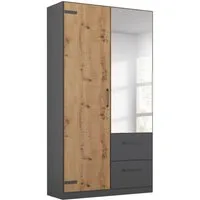 rauch Drehtürenschrank Holmes im Industrial Style, mit Schubkästen, mit oder ohne Spiegel