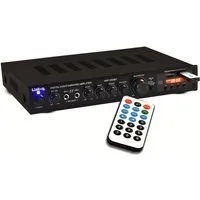 Liston12 Verstärker (Hifi Receiver Bluetooth USB SD MP3 Verstärker Fernbedienung 2x)