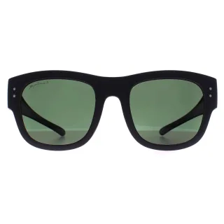 Montana Square Unisex Matte Grey G15 Polarized FO7 Fit über Gläser Sonnenbrillen