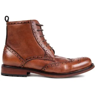 Sole Crafted Hammer Brogue Stiefel