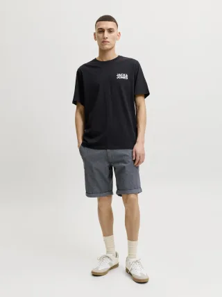 Jack & Jones - Jack & Jones 12151955 Black/Slim/SmallPrint Black - Gr. - M