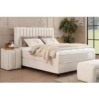 Pointhome Boxspringbett mit Matratze & Stauraum, Bett mit Bettkasten H3 (Boxspringbett 140 x 200 cm), 1 x H3 Mittelfest Matratze, 2 x Bettkasten, 1 x Bettkopfteil