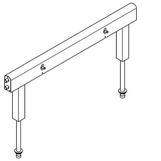 KWC Aquarotter Armatureneinh., Edst., doppelreihig, 4 Waschplätze, 1400 mm, Wasserans Seite, 2030072 2030072617