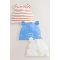 Next Erstlingsmütze Baby-Strickmützen, 3er-Pack (3-St)