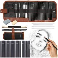 MAALEO Malstift Skizzier-Zeichenset Bleistifte, (Spar-Set, 29-tlg., zeichnen), perfekte Grundlage zum Skizzieren und Zeichnen