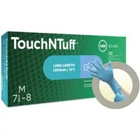 ANSELL Einweghandschuhe Ansell TouchNTuff 92665090 100 St. Nitril Einweghandschuh Größe (Hands