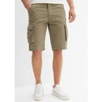 bonprix Cargobermudas Cargohose, aus Baumwolle, mit Pattentaschen, relaxed fit