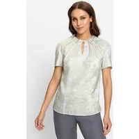 Witt Klassische Bluse Stehkragen-Bluse Kurzarm