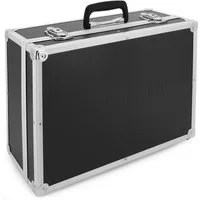 ECI Tools Werkzeugkoffer Aluminium Koffer Schwarz mit Werkzeughalter 450 x 320 x 175 mm