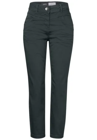 CECIL - Hose im Casual Fit - Style Scarlett grün - Gr. - 26