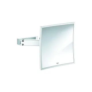 Grohe Selection Cube Kosmetikspiegel 40808000 3-fache Vergrößerung, für Wandmontage, chrom