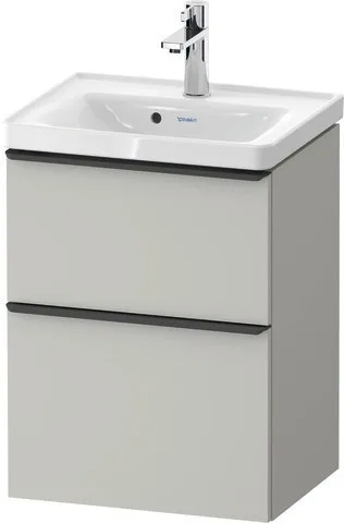 Duravit D-Neo Waschtischunterbau wandhängend Betongrau Matt 484x372x625 mm - DE43500BD070000 DE43500BD070000