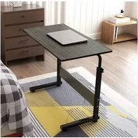 Kaufexpress GmbH Laptoptisch Höhenverstellbarer Tisch mit Rollen – 80×40 cm – für Bett & Sofa