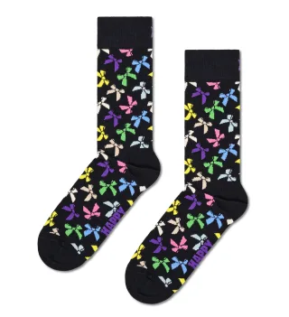 happy socks - Bow Sock Schwarz - Gr. - 36/40