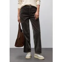 STREET ONE Cordhose Straight Leg, Mid Waist