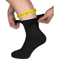 Fußgut Gesundheitssocken "Sensitiv Elegant Socken" feine Strickung, druckfreier Rollbund (1-Paar) keine Druckstellen, da extrem dehnbar, venenfreundlich, antibakteriell