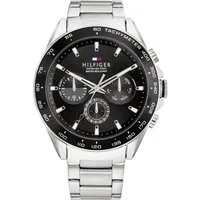 Tommy Hilfiger Multifunktionsuhr OWEN 1791967, Quarzuhr, Armbanduhr, Herrenuhr, Datum, Edelstahlarmband