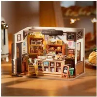 Robotime 3D-Puzzle Becka?s Baking House (Bäckerei) Miniaturhaus, 141 Puzzleteile
