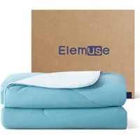 Elemuse Sommerbettdecke Kühldecke Sommerdecke, Selbstkühlende Atmungsaktive Extraleicht Decke, Füllung: 30% Lenzing Tencel und 70% Polyester (63% Polyester und 37% SORONA), Kühlfaser Wohndecke für Sommer, OEKO-TEX®