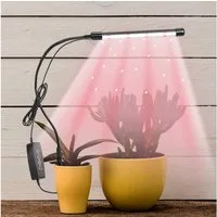 Rosnek Pflanzenlampe Dimmbar, 360° flexibel, für Zimmerpflanzen Setzlinge Blume Sukkulente, Rot, Weiß, Timer, 8Rot+40Weiß LEDs
