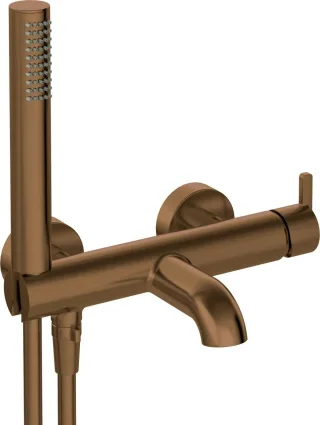 Neuesbad Serie 600 Wannenarmatur mit Brauseset, Oberfläche: bronze gebürstet NB1BQS_C11M1