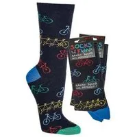 Socks 4 Fun Freizeitsocken Socks4Fun Motivsocken Fahrrad (2-er Bündel, 2-Paar, 2 Paar) lustiges Design