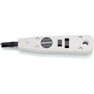 KNIPEX Anlegewerkzeug für LSA-Plus und baugleich 175 mm brüniert - 974010