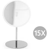 Bosign Spiegel Make-Up Spiegel Airmirror mit Standfuß Weiß (16,5cm) (abnehmbar) (15fa