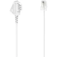 Hama Hama DSL Anschlusskabel [1x TAE-F-Stecker - 1x RJ45-Stecker 8p2c] 10 m Telefonkabel, (1000.00 cm)