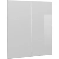 Vicco Hängeschrank R-Line, Weiß Hochglanz, 59.2 x 59 cm Möbelfront für den Hängesc... (1-St)