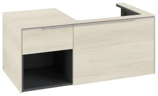 Villeroy & Boch Waschtischunterschrank Subway 3.0 C571L0 1001x423x516mm m. Bel. 2 Ausz. Waschtisch r C571L0AA