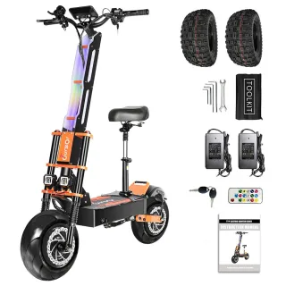 [EU/UK Direct] TOURSOR X8Pro Electric Scooter 60V 38.8AH Battery 60V 4000W*2 Dual Motors Recommended Top Speed 25KM/H 13