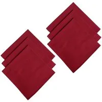 Engelland Stoffserviette Mundtuch, 45 x 45 cm, (Vorteils-Set, 6 St), 100 % Baumwolle, Damast, Rundherum eingesäumt