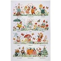 Ulster Weavers Geschirrtuch Gnome for the Holidays, (Set, 1-tlg., 1-teilig), 100% Baumwolle 48x74cm Blumen Küchentuch