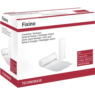 Kerbl Fixierbinden Fixino 20 Stück in Klinikverpackung weiß - 16461