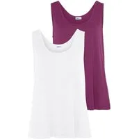 Beachtime by Lascana Tanktop (2er-Pack) aus Viskose, lockere Passform, Basic