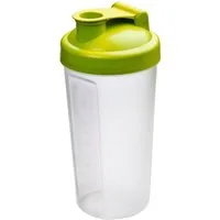 elasto Protein Shaker PROTEIN auslaufsicherer Fitness shaker 600 ml inkl. Sieb, Shaker für Eiweiß- & Sportgetränke, BPA-frei, einfache Reinigung