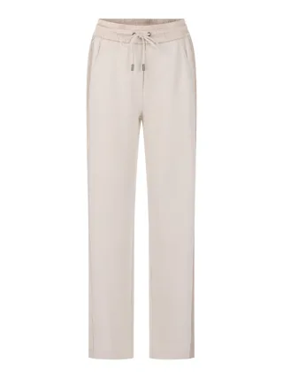 Marc Cain Sports - Schlupfhose WASHINGTON mit Satindetails smoke - Gr. - 38