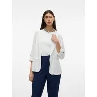 Vero Moda Kurzblazer VMJESMILO 3/4 LOOSE BLAZER WVN NOOS mit Leinen